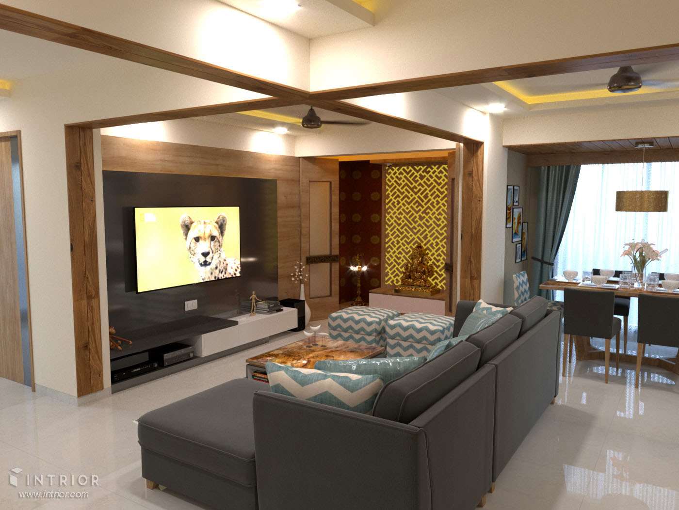 Living Room with TV Unit