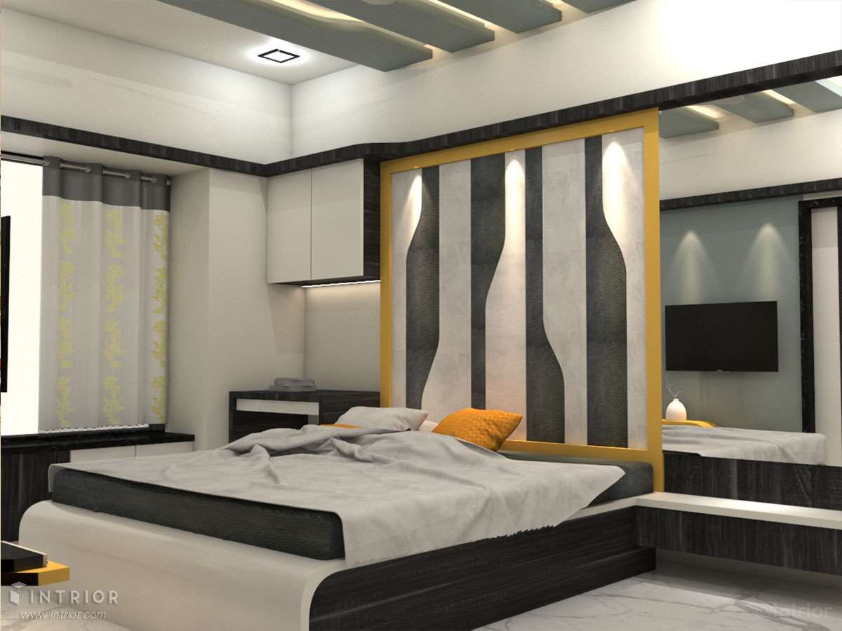 bed with Paneling